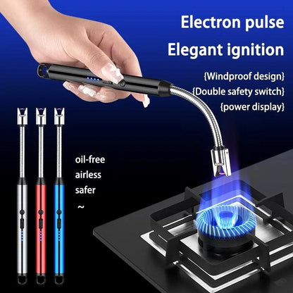 360° Flexible Neck USB Pulse Arc Lighter –